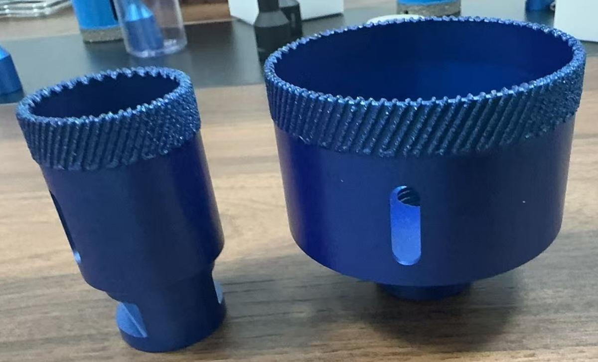 ARRAYED DIAMOND VACUUM BRAZED DRILLS